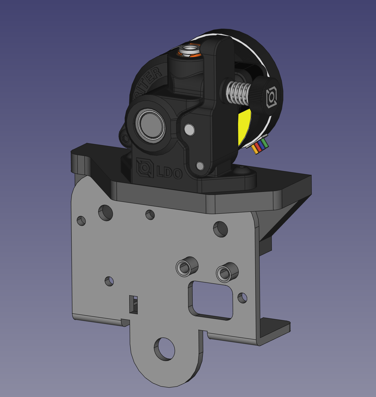 Orbiter v2 Ender 3v2 direct drive mount