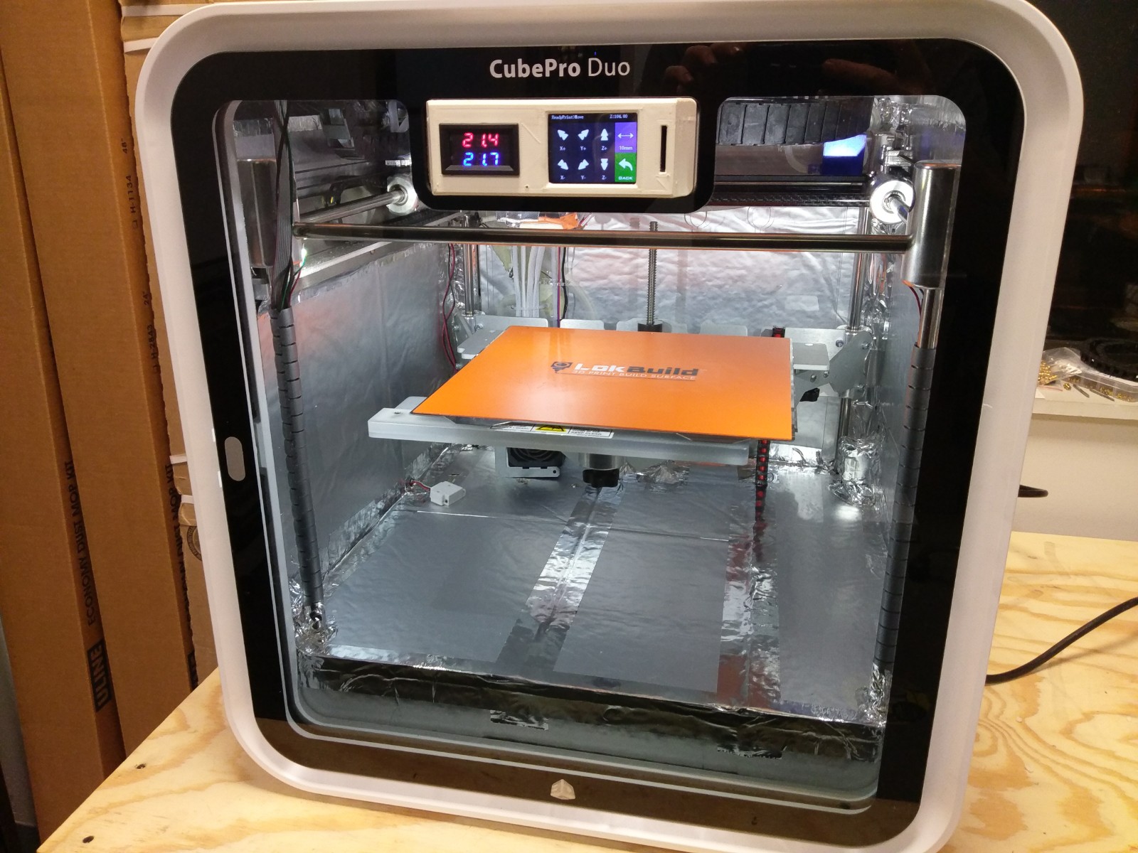 Cubepro MKS TFT24 LCD faceplate