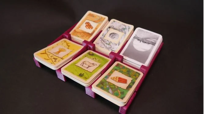 Settlers of Catan resource card holder/tray