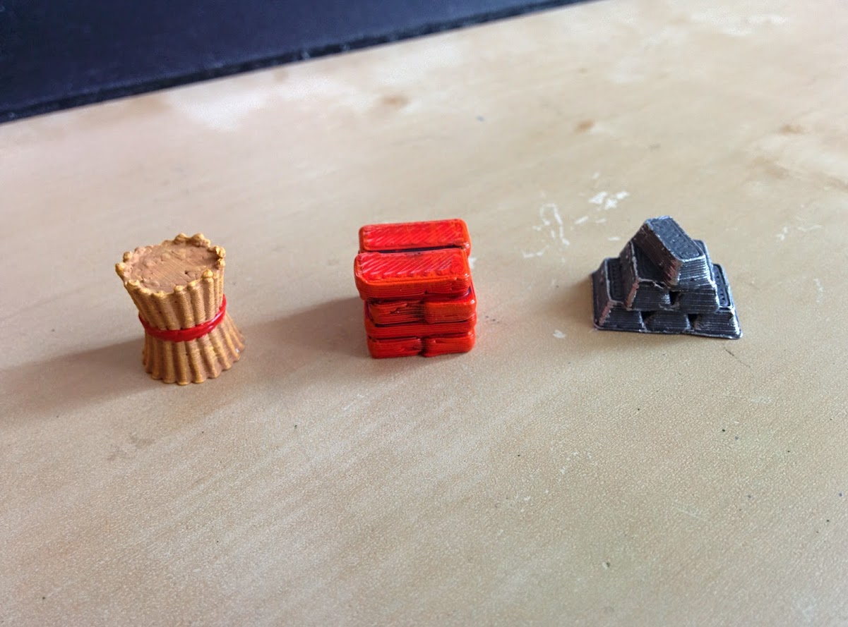 Settlers of Catan Resource Tokens