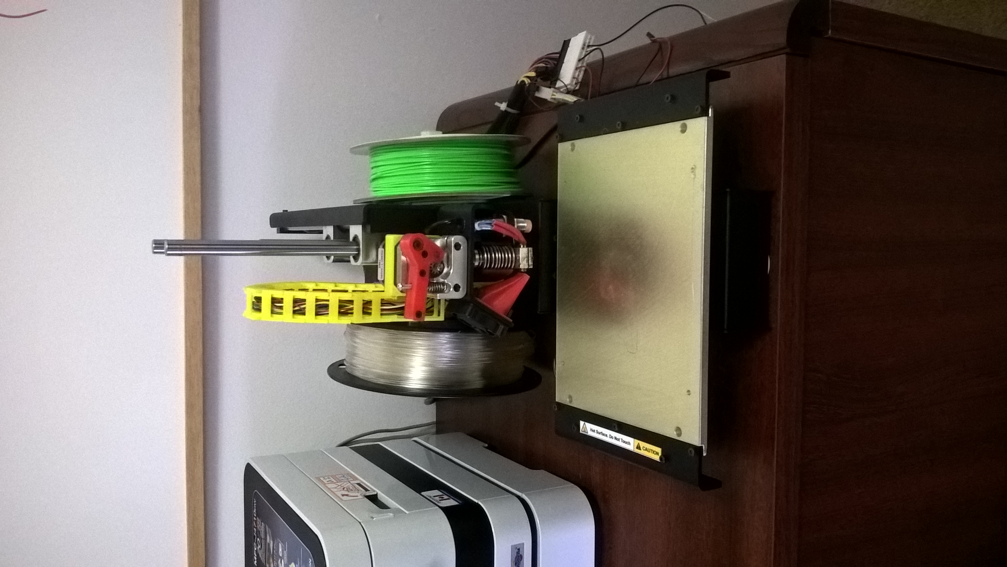 'Printrbot Metal Simple' Back Mounted Dual Spool Holder