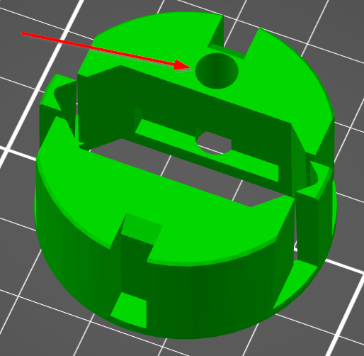 Plug adapter with grounding hole