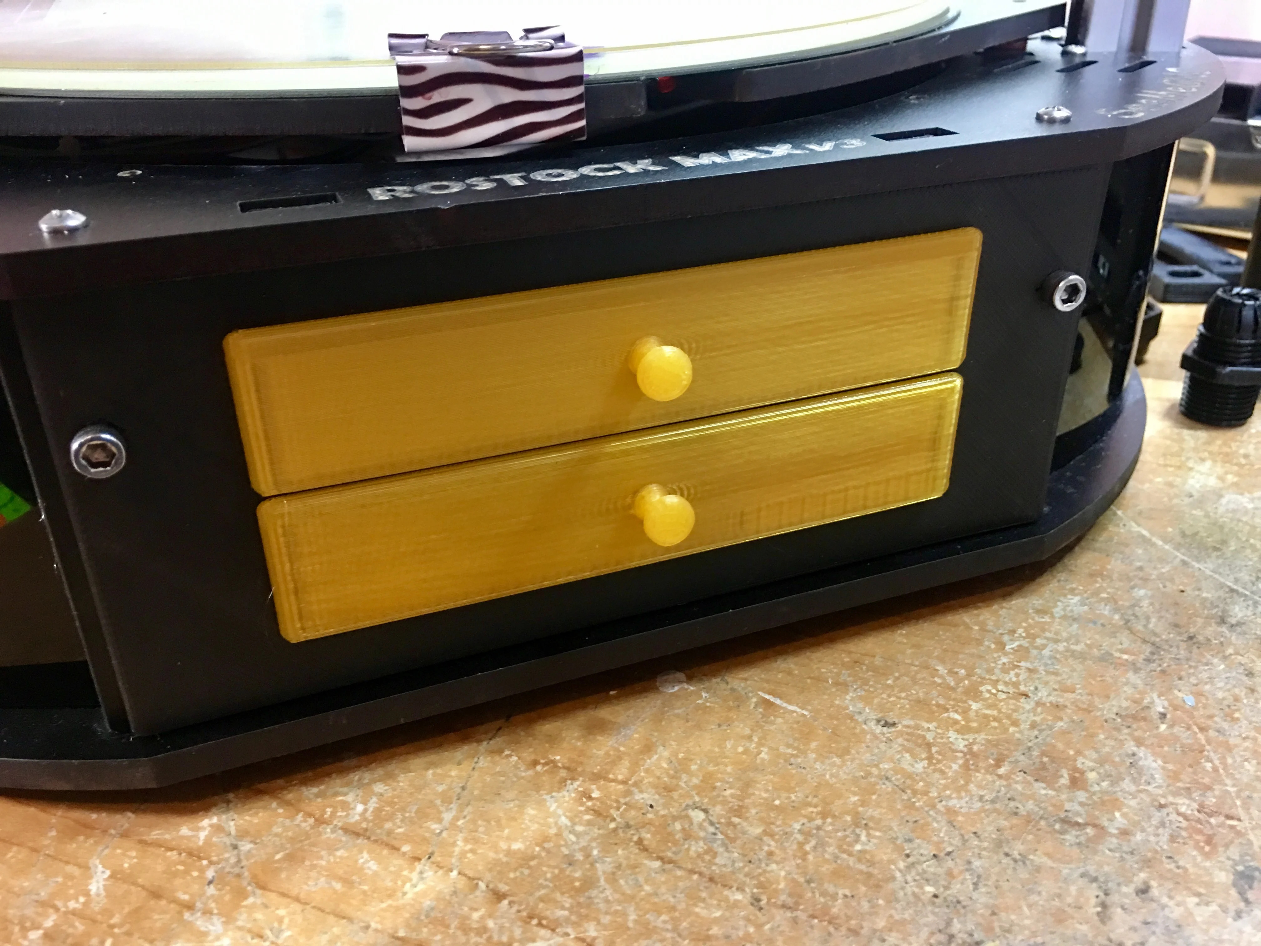 2 Drawer Cabinet for SeeMeCNC Rostock Max V3