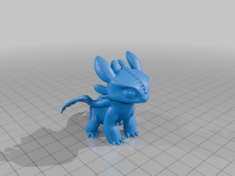 mini chimuelo dragon Keychain and Figure