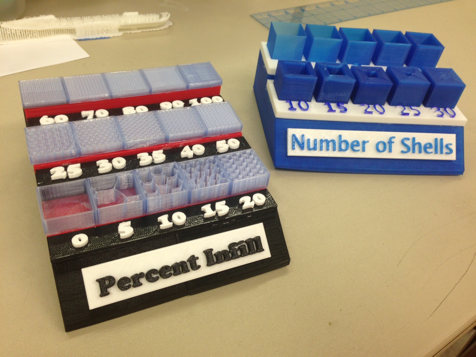 Infill Percent Display