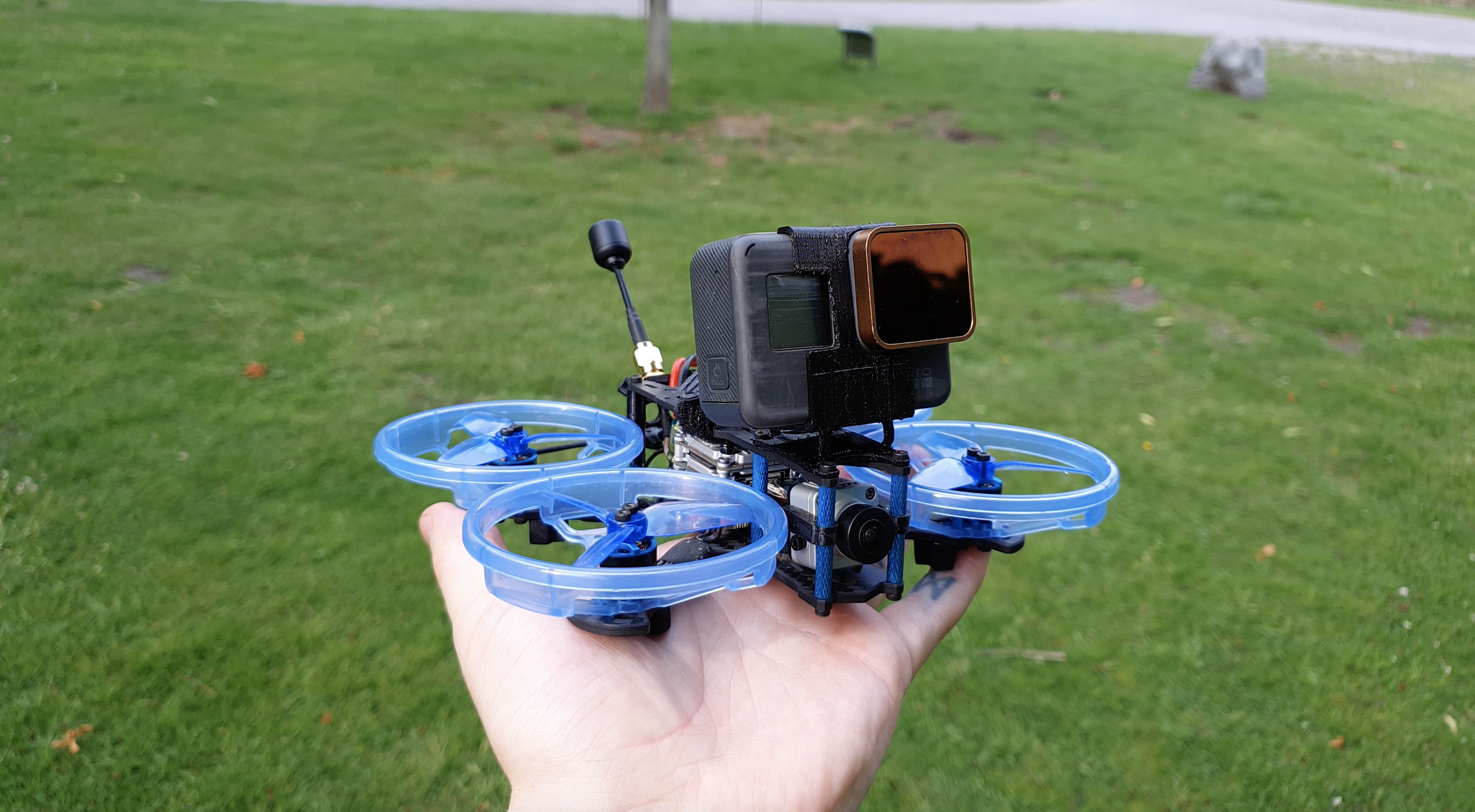 HGLRC Sector 132 Mounts GoPro Insta360 One R Insta360 Go