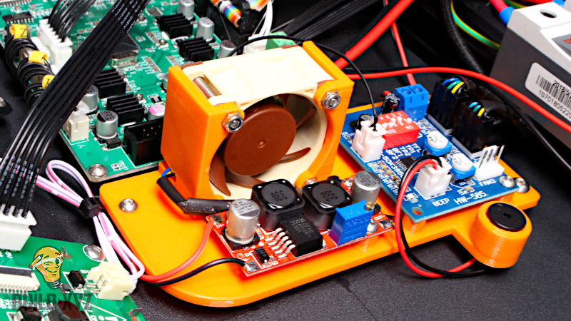 CR10S-Pro PWM Fan Controller mount