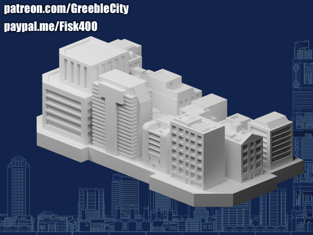 GreebleCity Megatower 16: Rooftop Neighborhood II