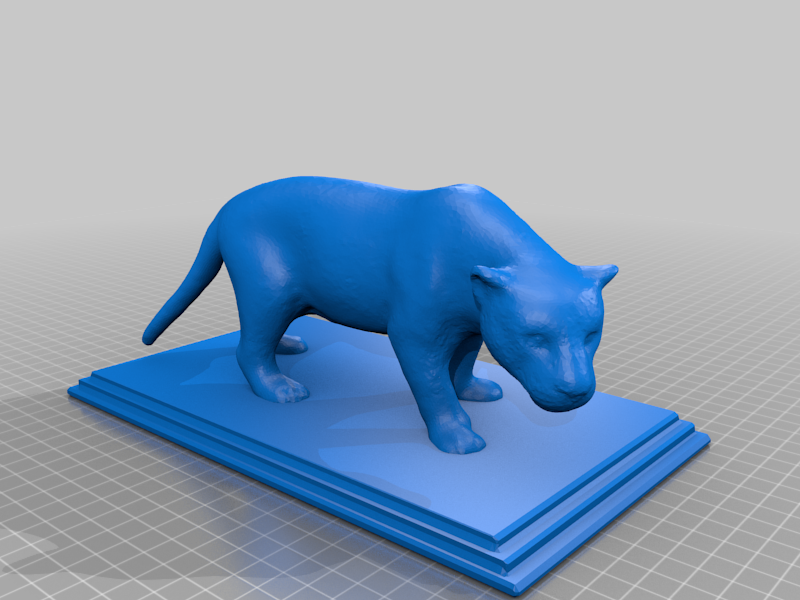 Cheetah Display Statue