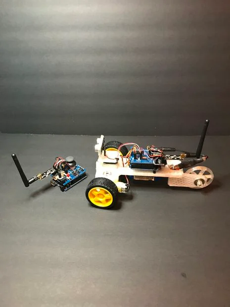 A Printed Three-wheeled Smart Car Kit.