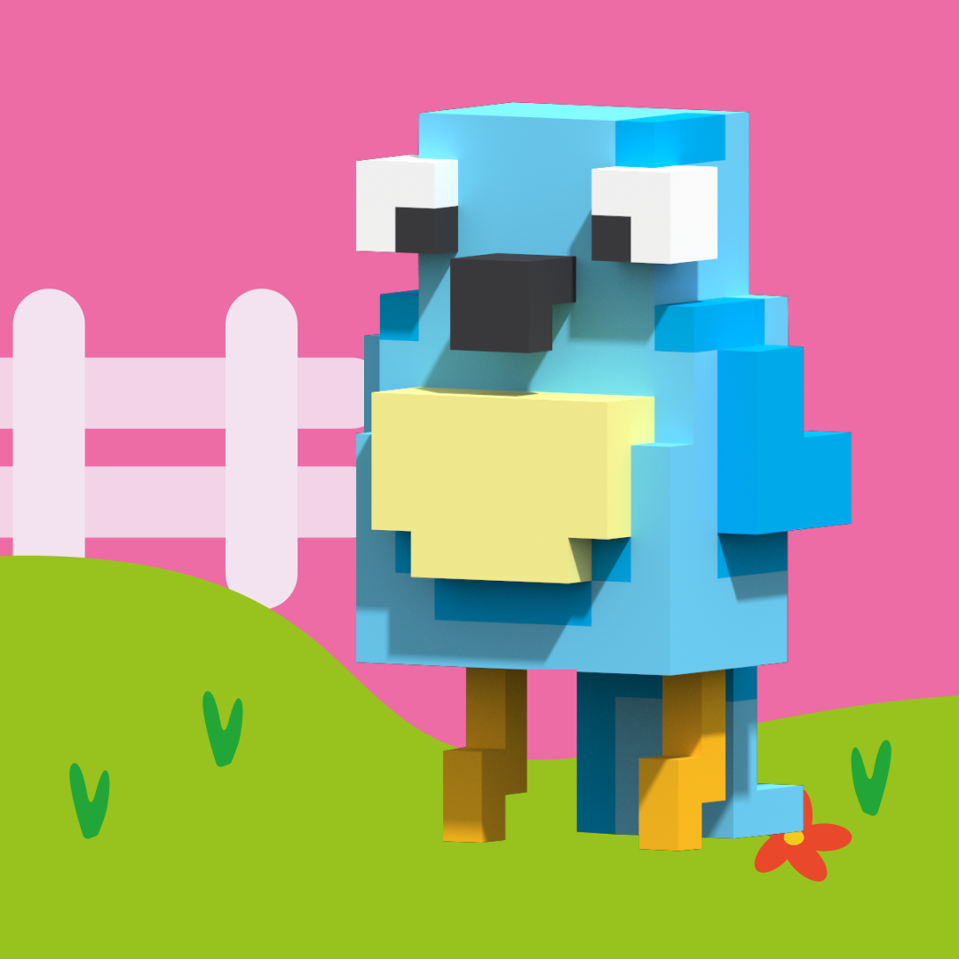 Macaw Voxel