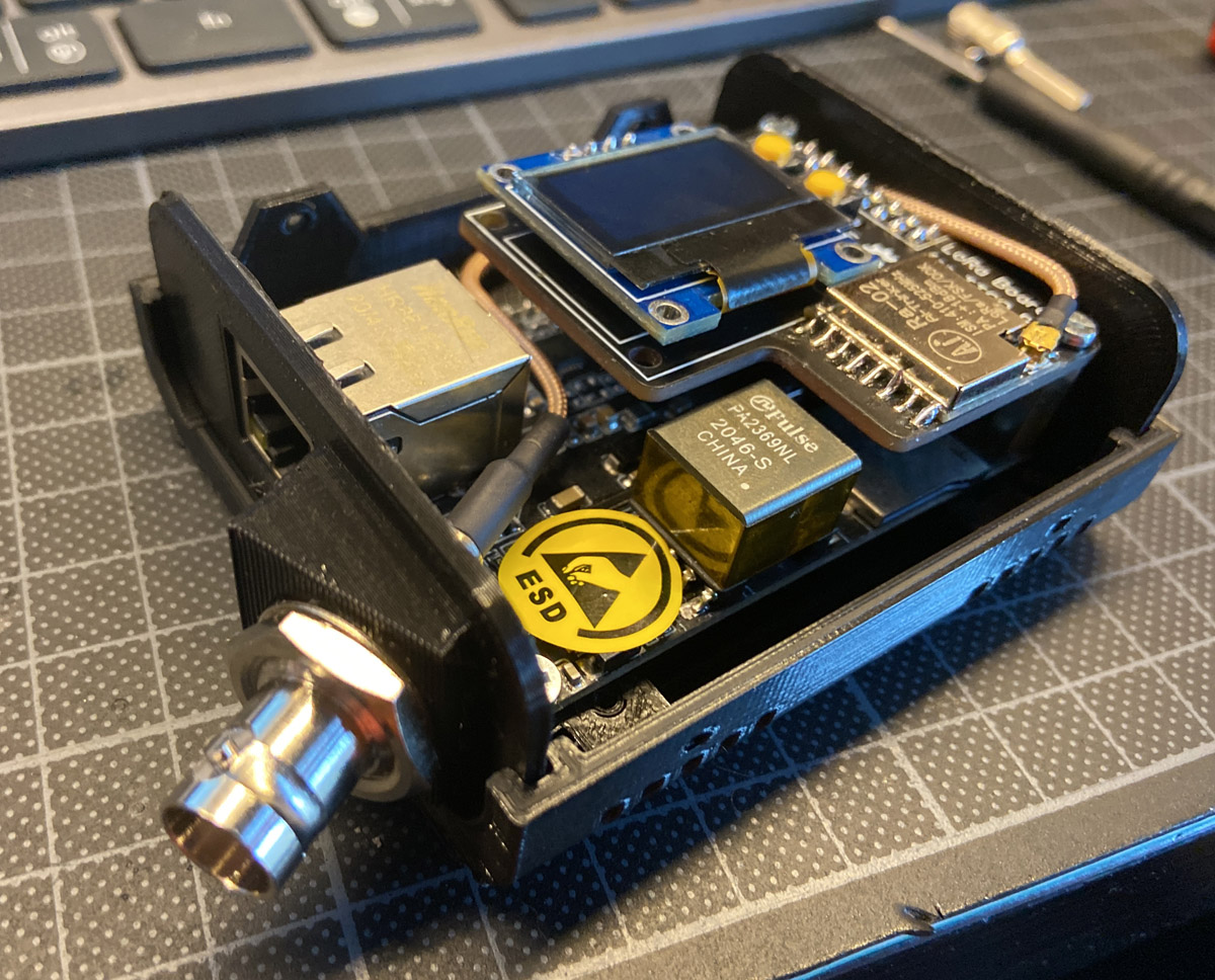 Lilygo PoE LoRa Box with BNC Connector