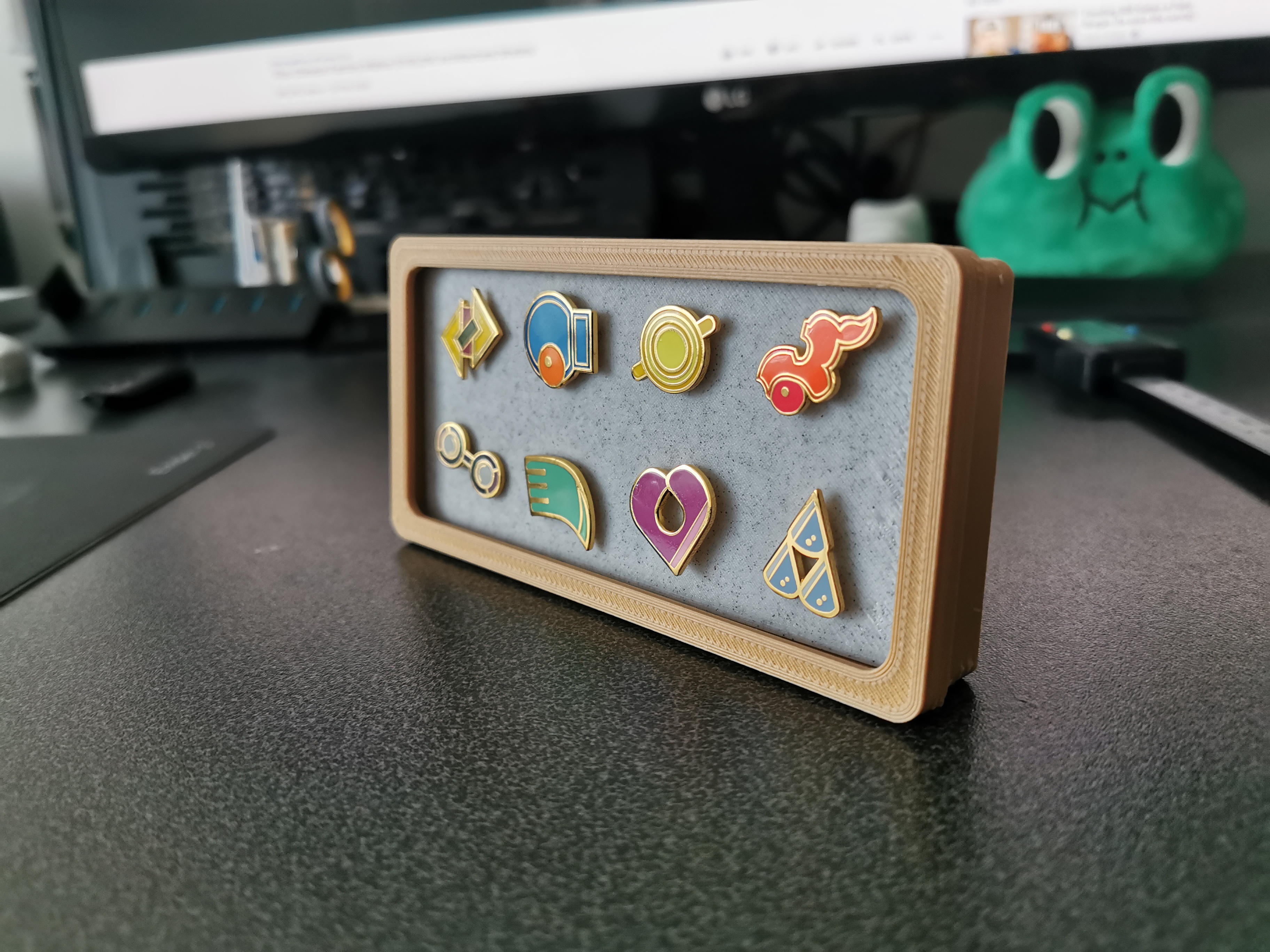 Pokemon Gym Badge Case