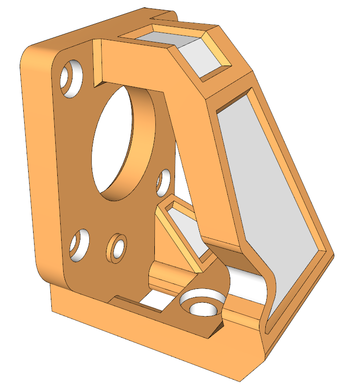 Ender 3 Pro, Y axis damper mount