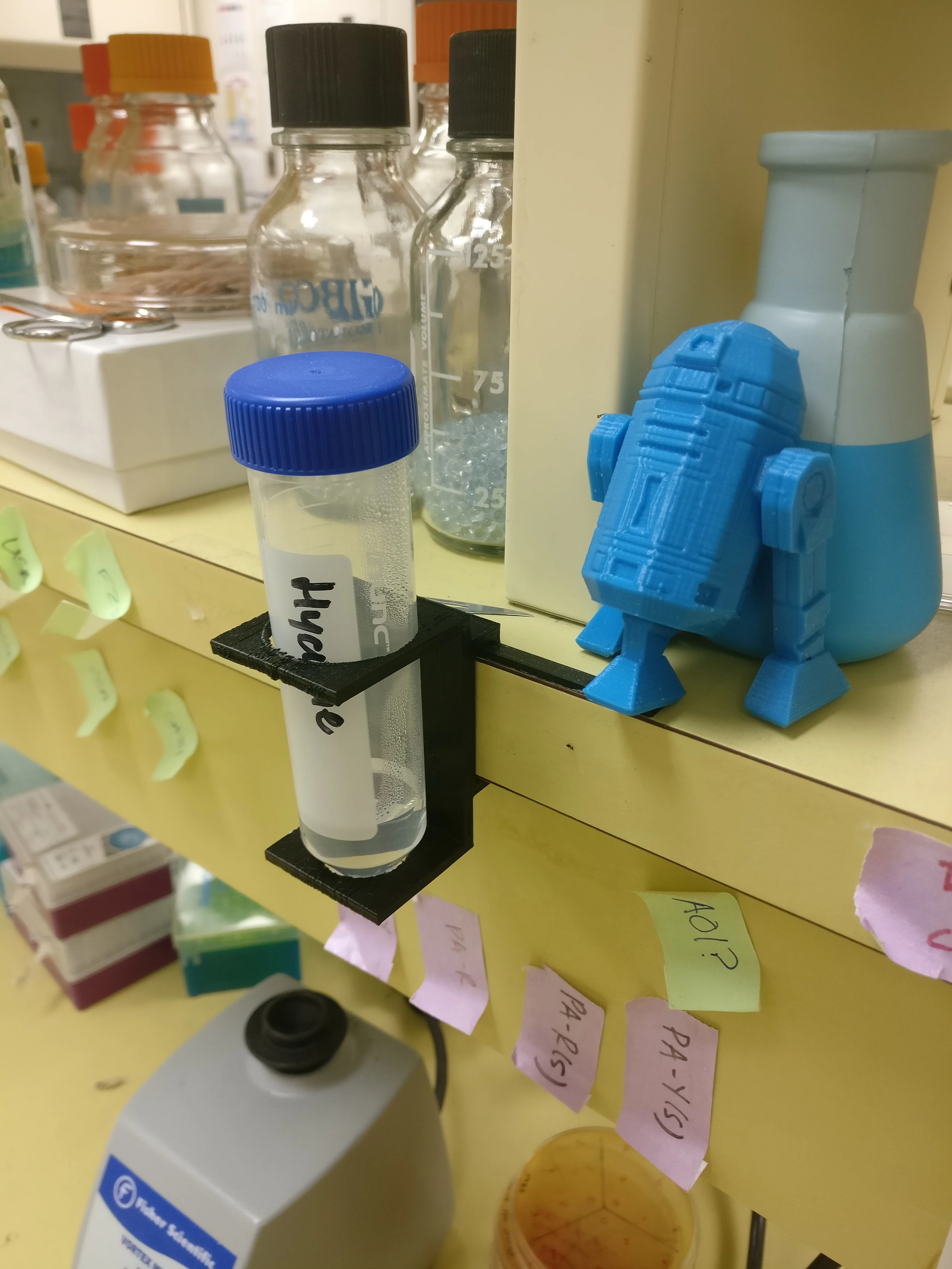 Conical Tube Shelf Mount