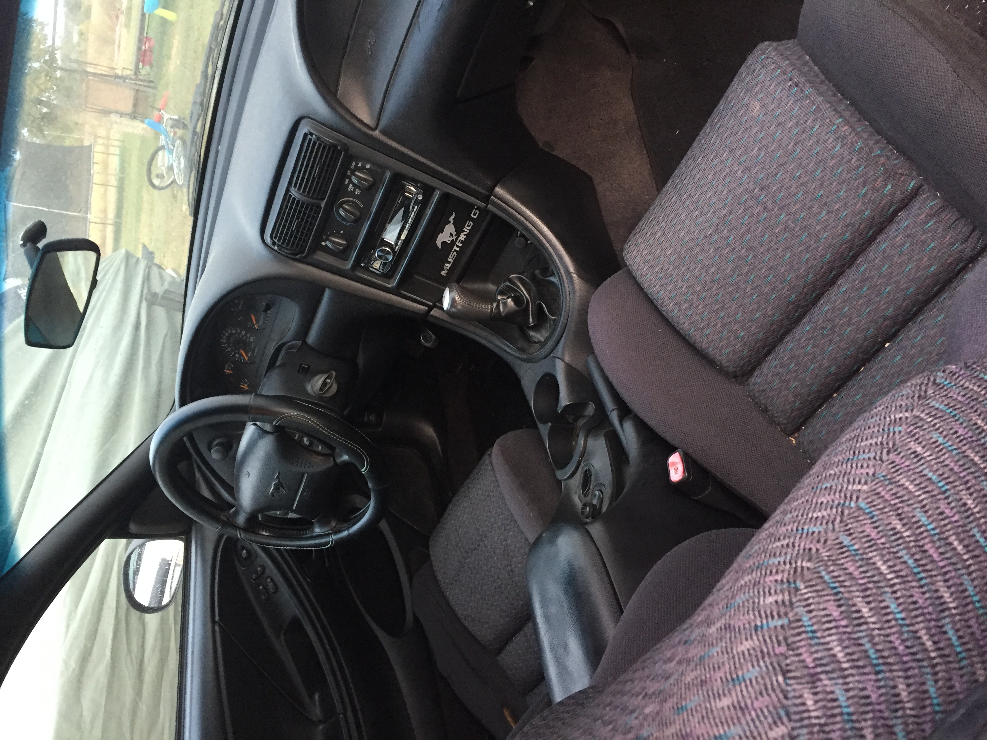 1994-1998 Mustang GT CD Player plate