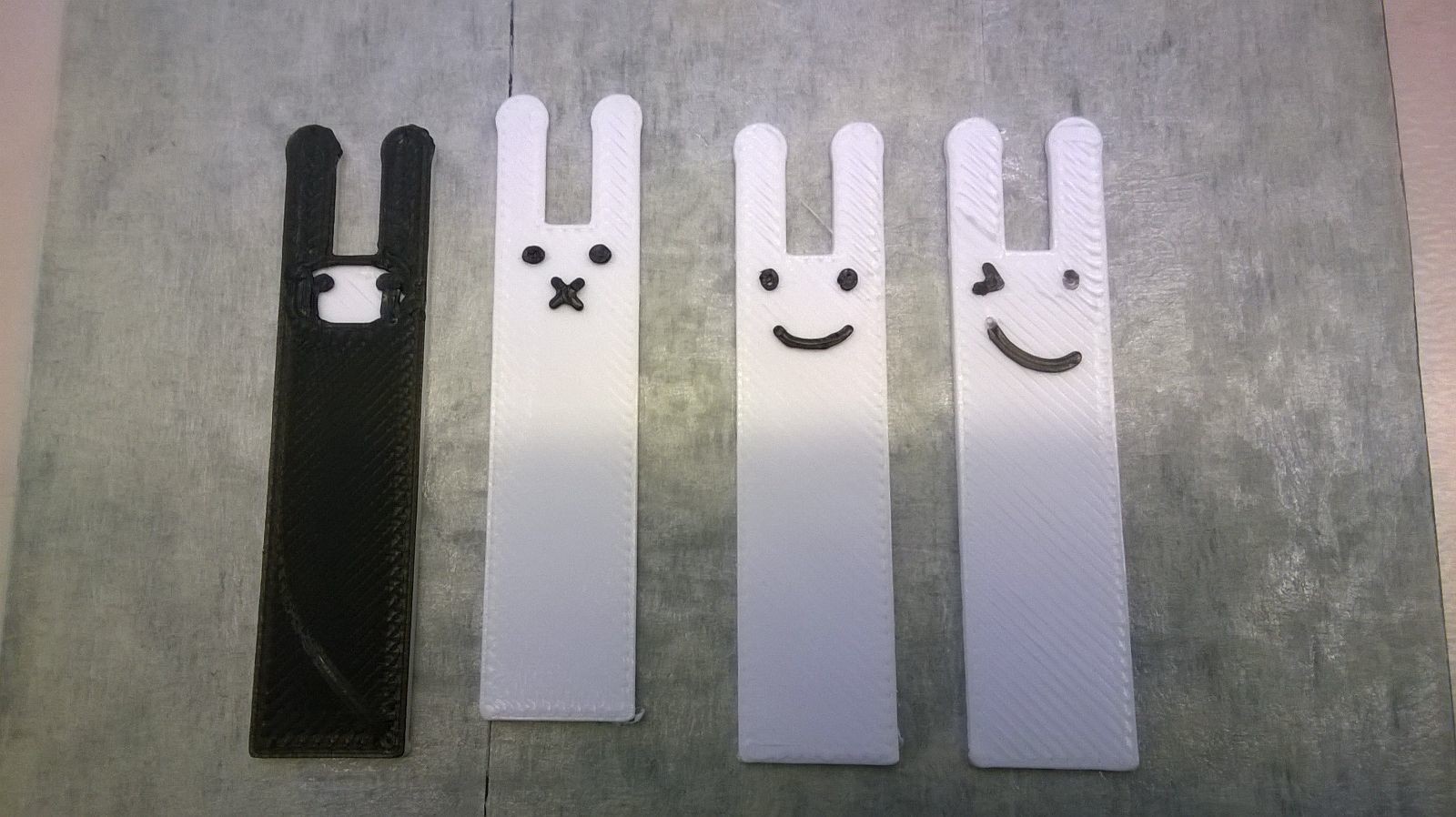 rabbit book mark set