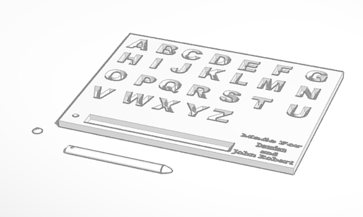 Letter Practice Board