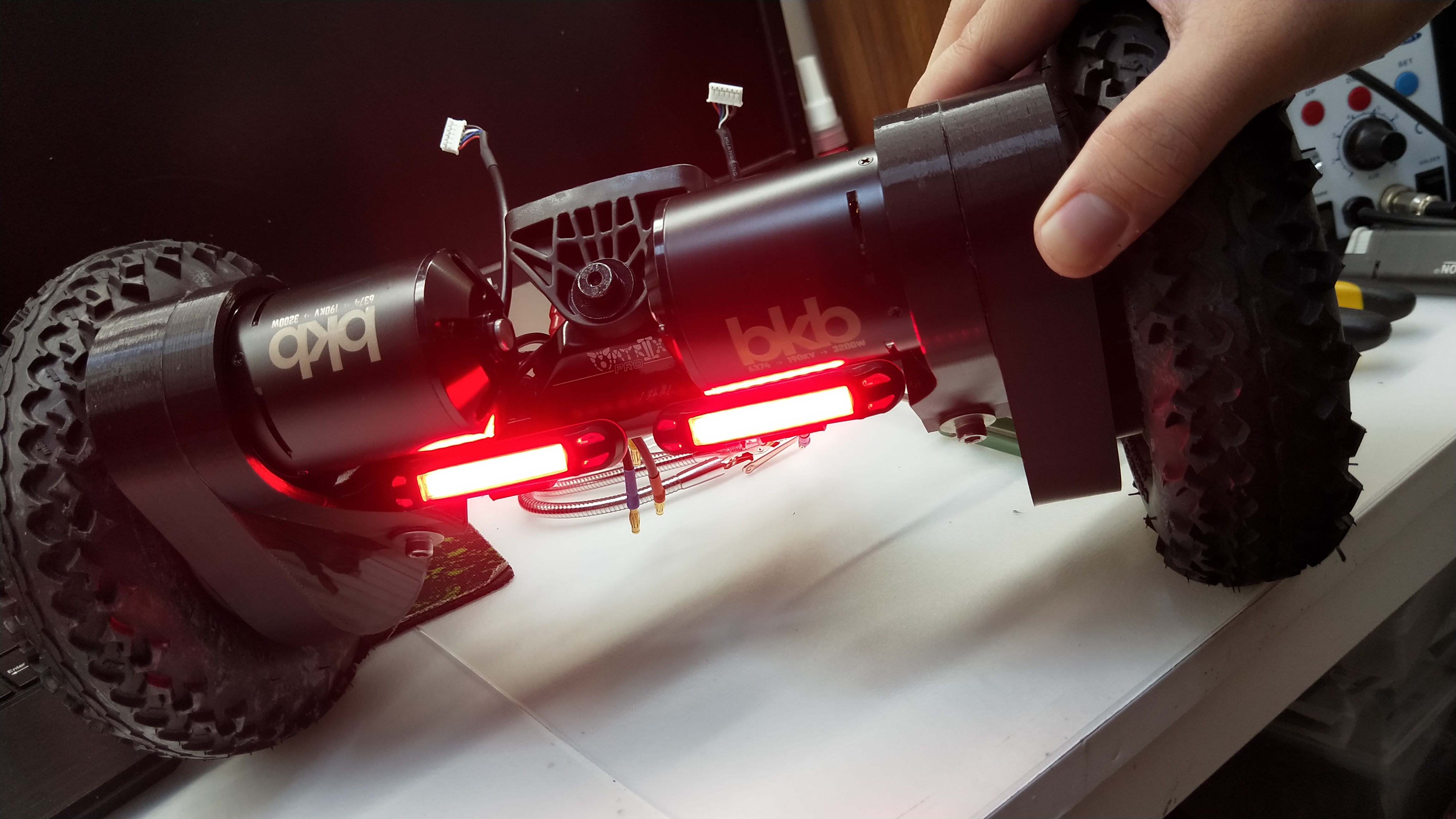 LED holder for MBS Matrix II Trucks