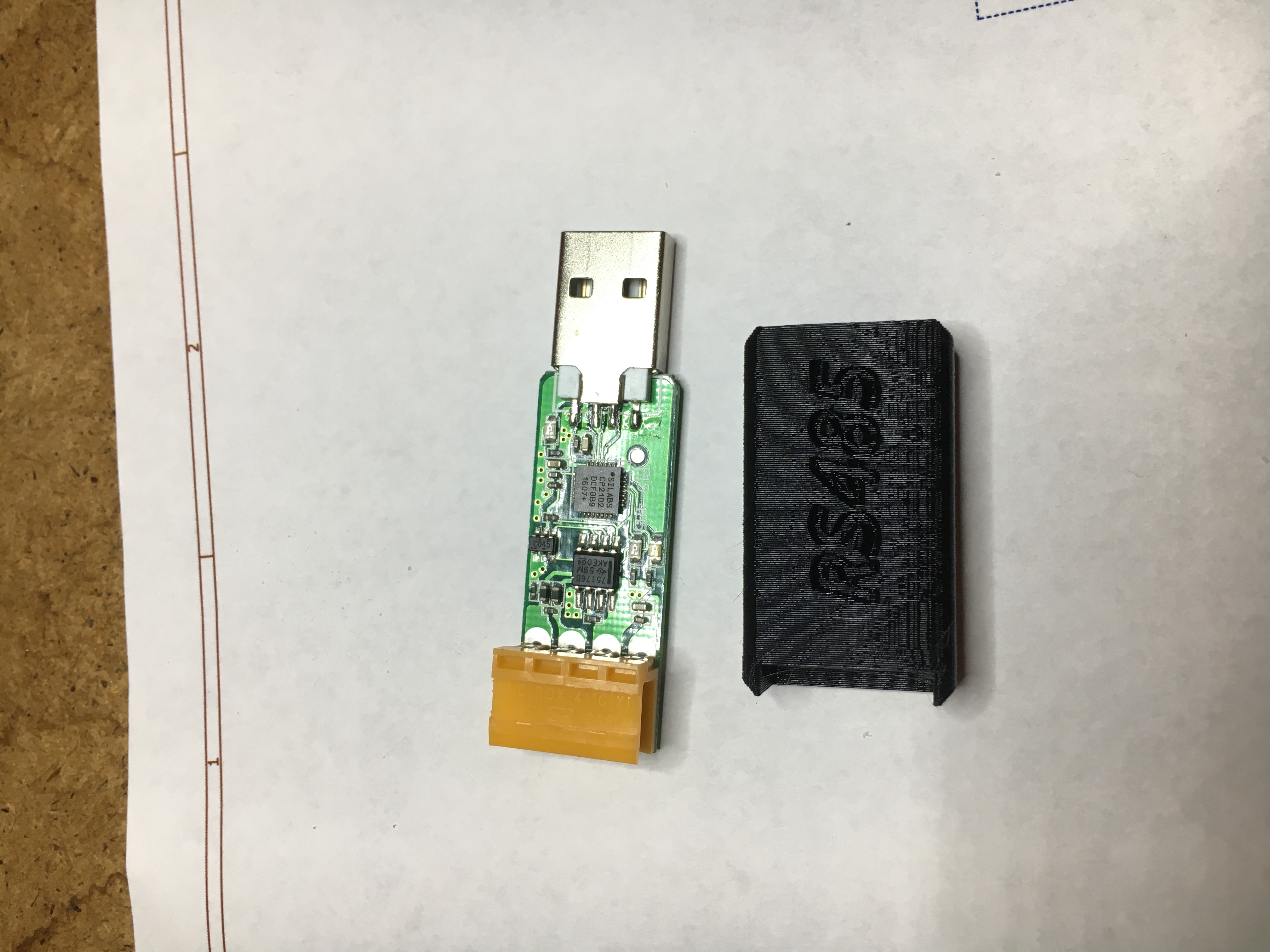 Enclosure for RS485 to USB module