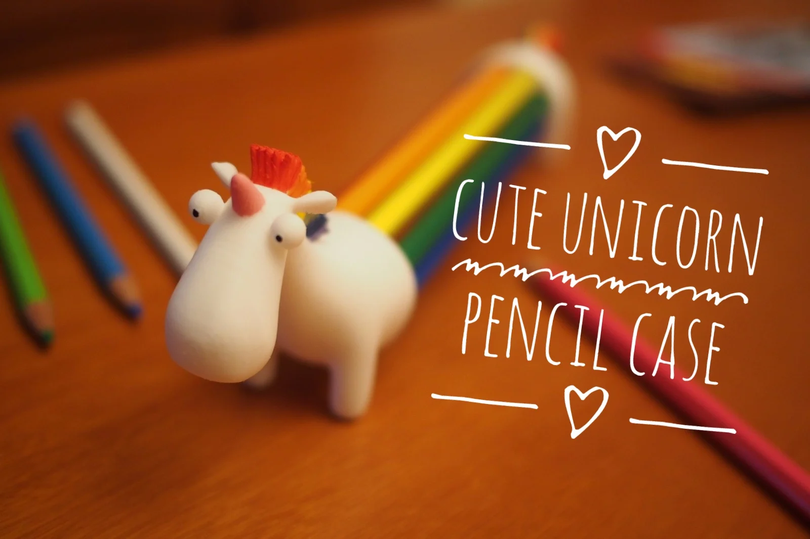 Cute Unicorn Pencil Case