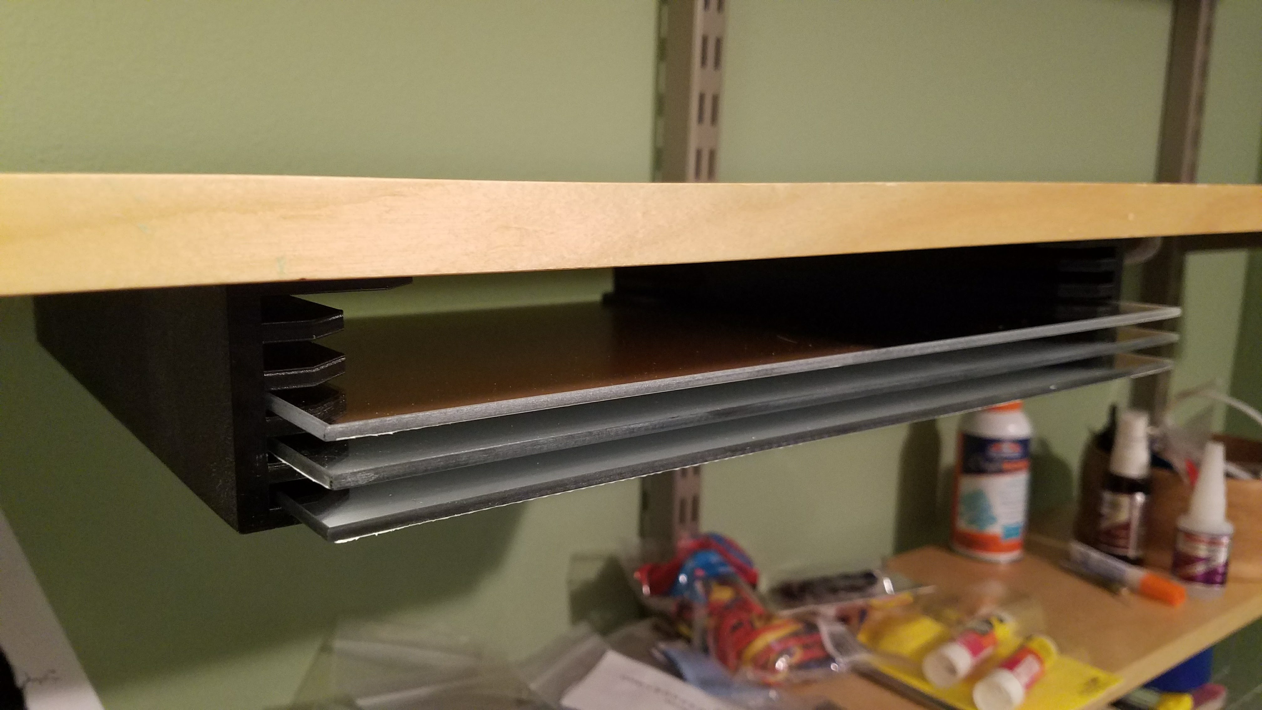 Glass Bed Shelf Bracket