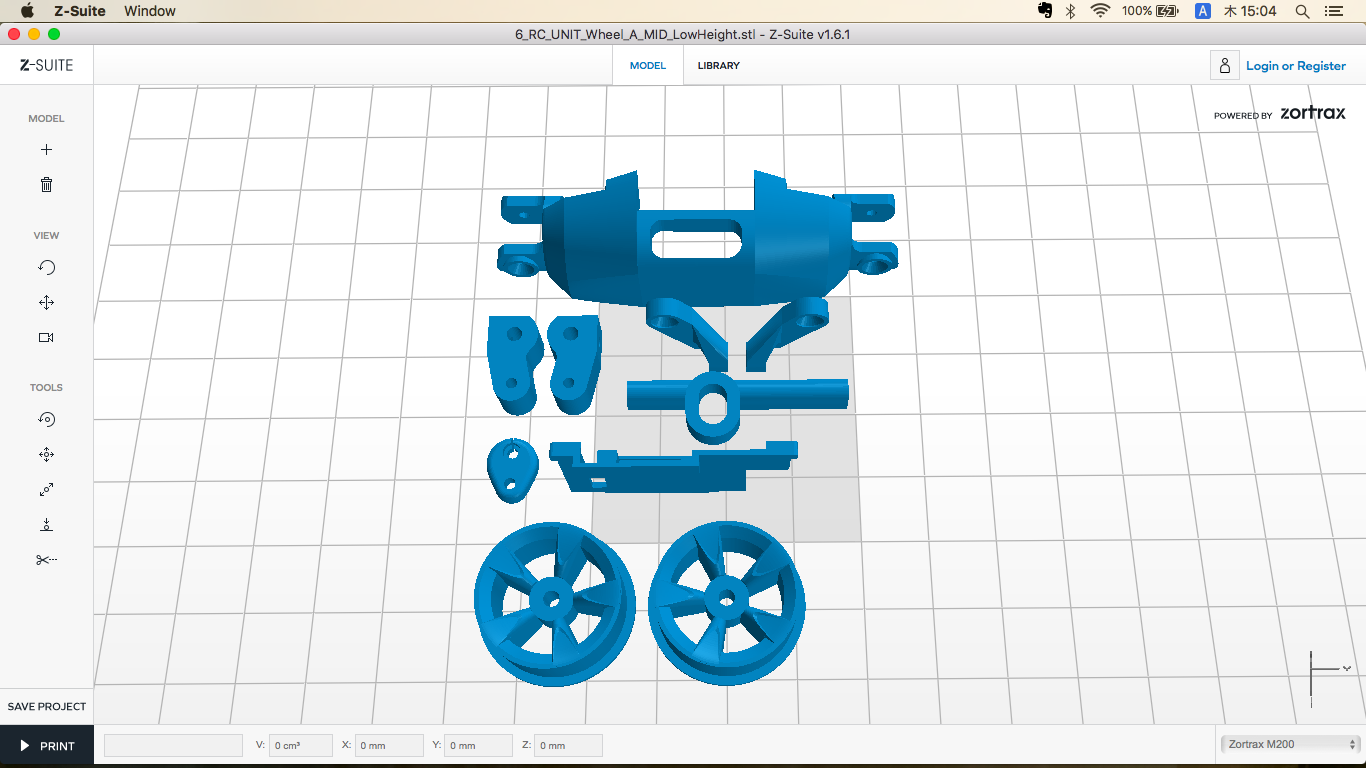 RC Mini 4WD Kit (full package)