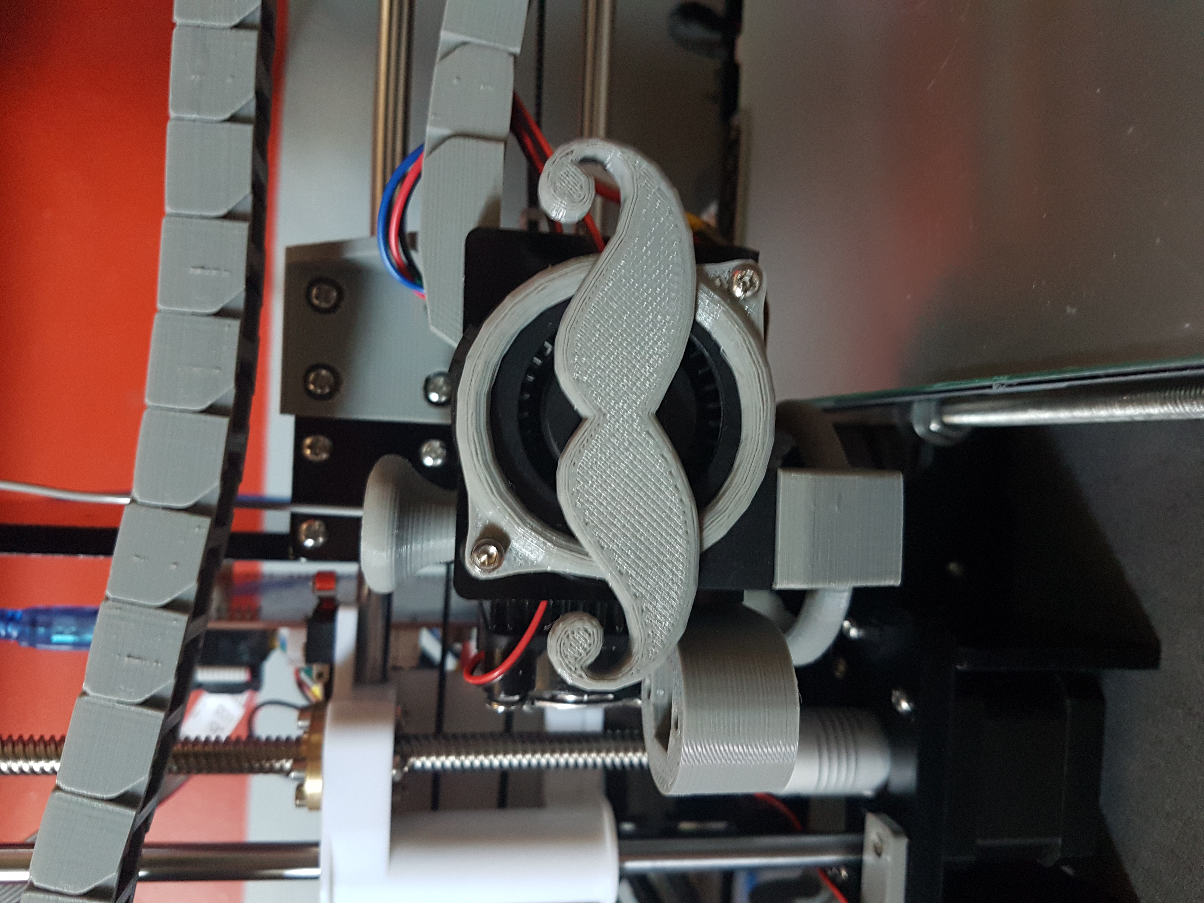 Anet A8 Fan cover mustache V2