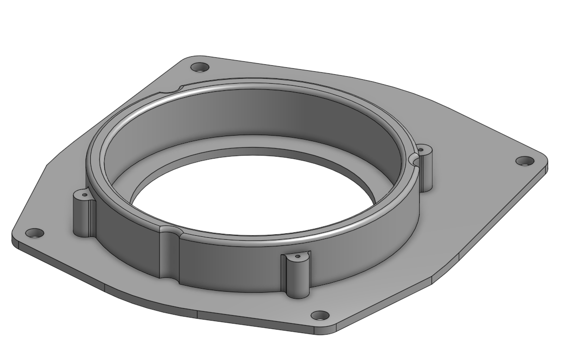 Speaker bracket 6.5 inch front RAV4 mk1