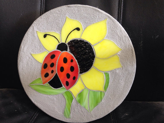 Lady Bug on Flower