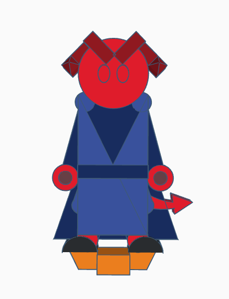 Flatminis Continued Male Tiefling Robes