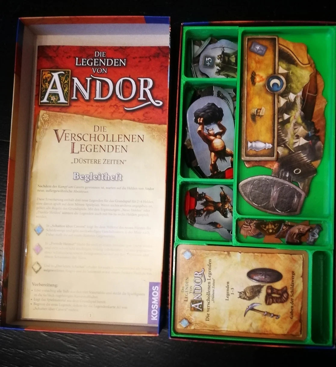 Legenden von Andor - Düstere Zeiten - Sortierbox