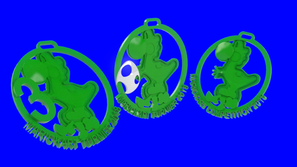 mariokart competition medals