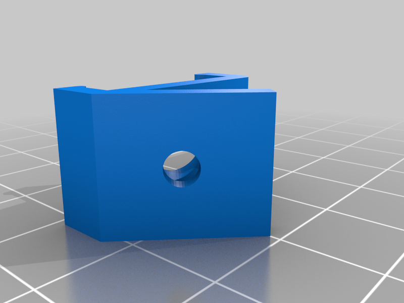 Aluminum U Channel Angled Clip