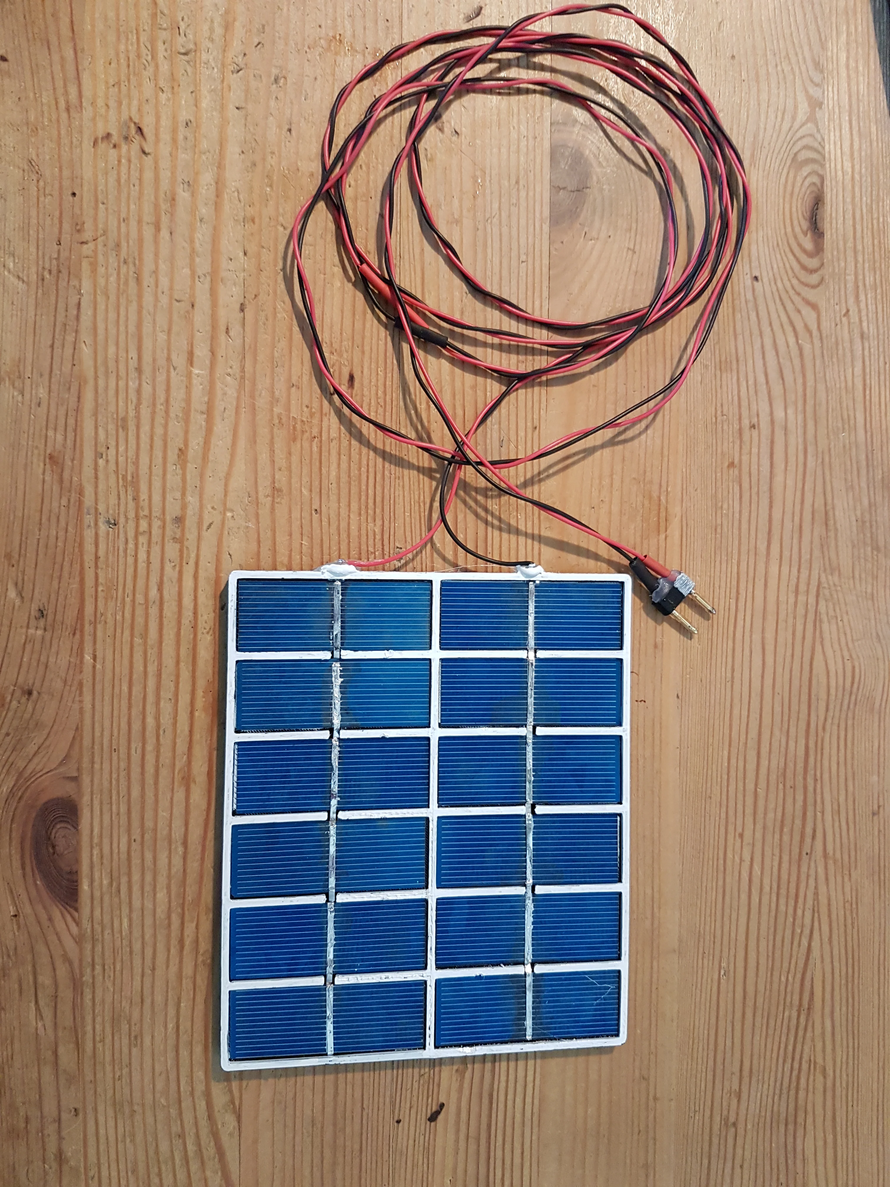 Frame for low-cost 6V/0.32A-1.92W DIY solar module -- Rahmen für günstiges 6V/0,32A-1,92W DIY Solarmodul