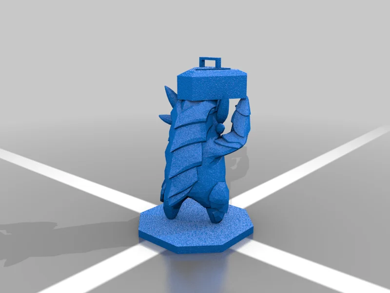 Valorant Wingman Holding Spike Figure 3D Print