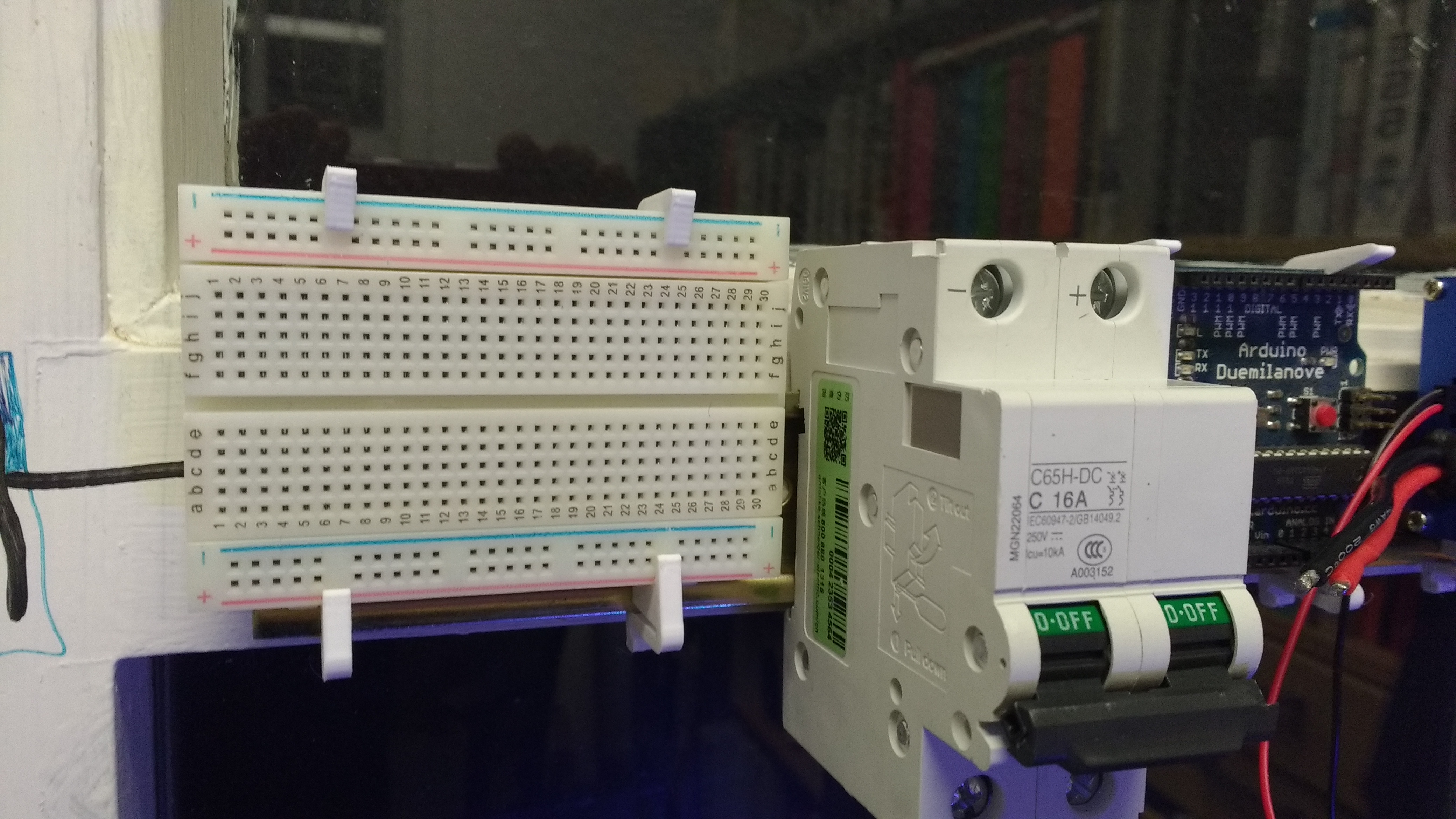 Breadboard din rail mount