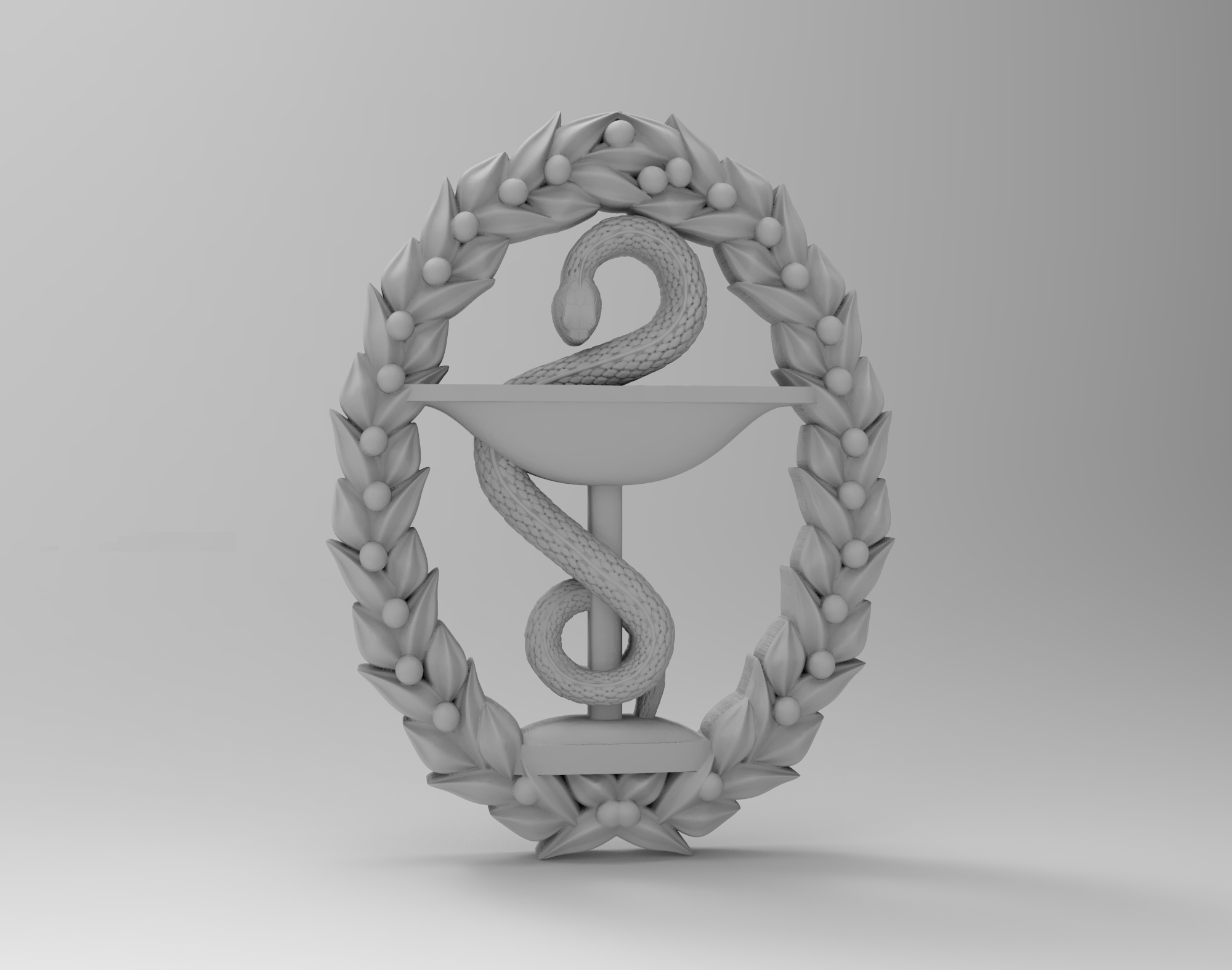 Medicine emblem for CNC
