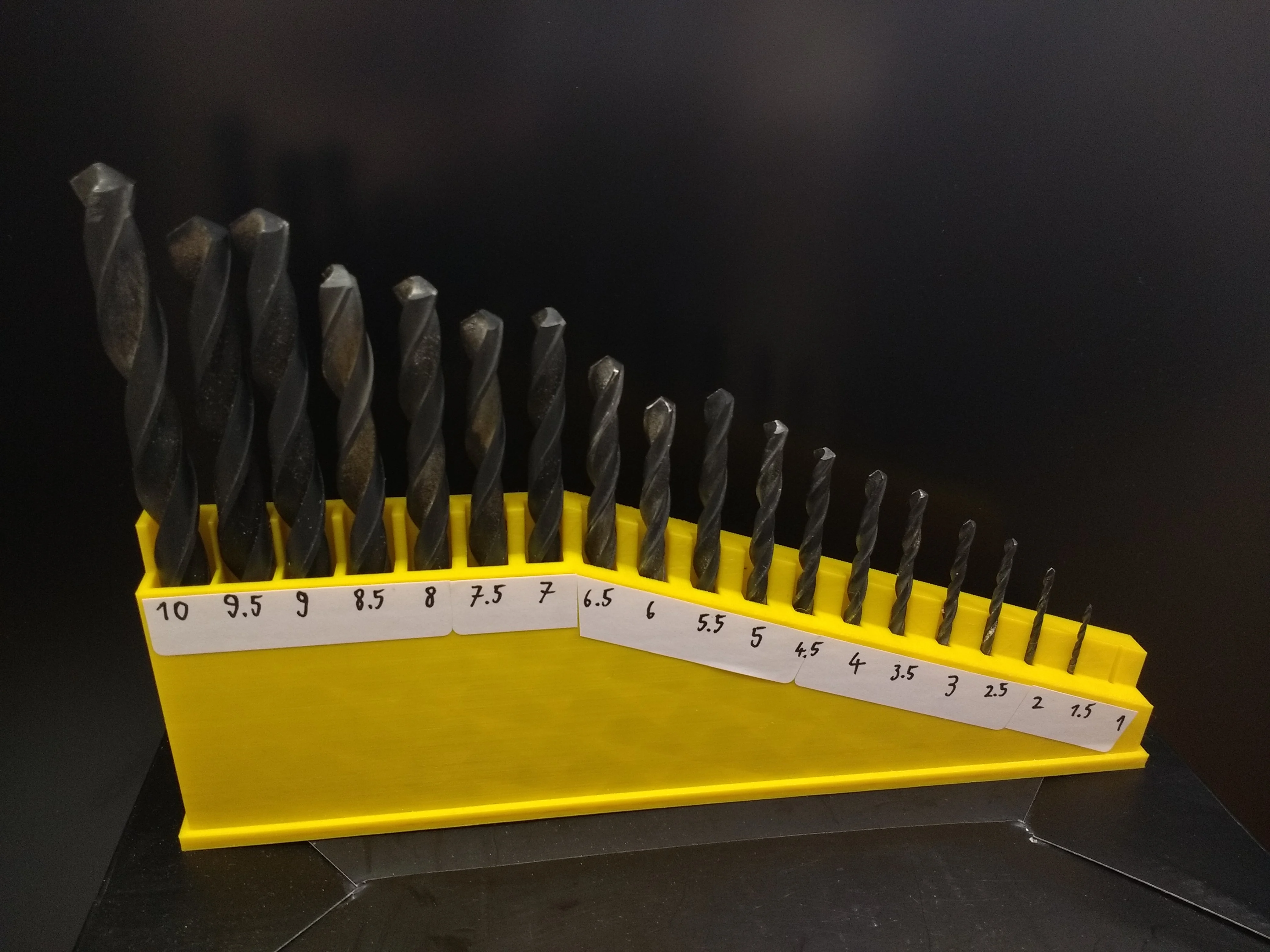 Magnetic Drillbit Holder Organizer - Customizer