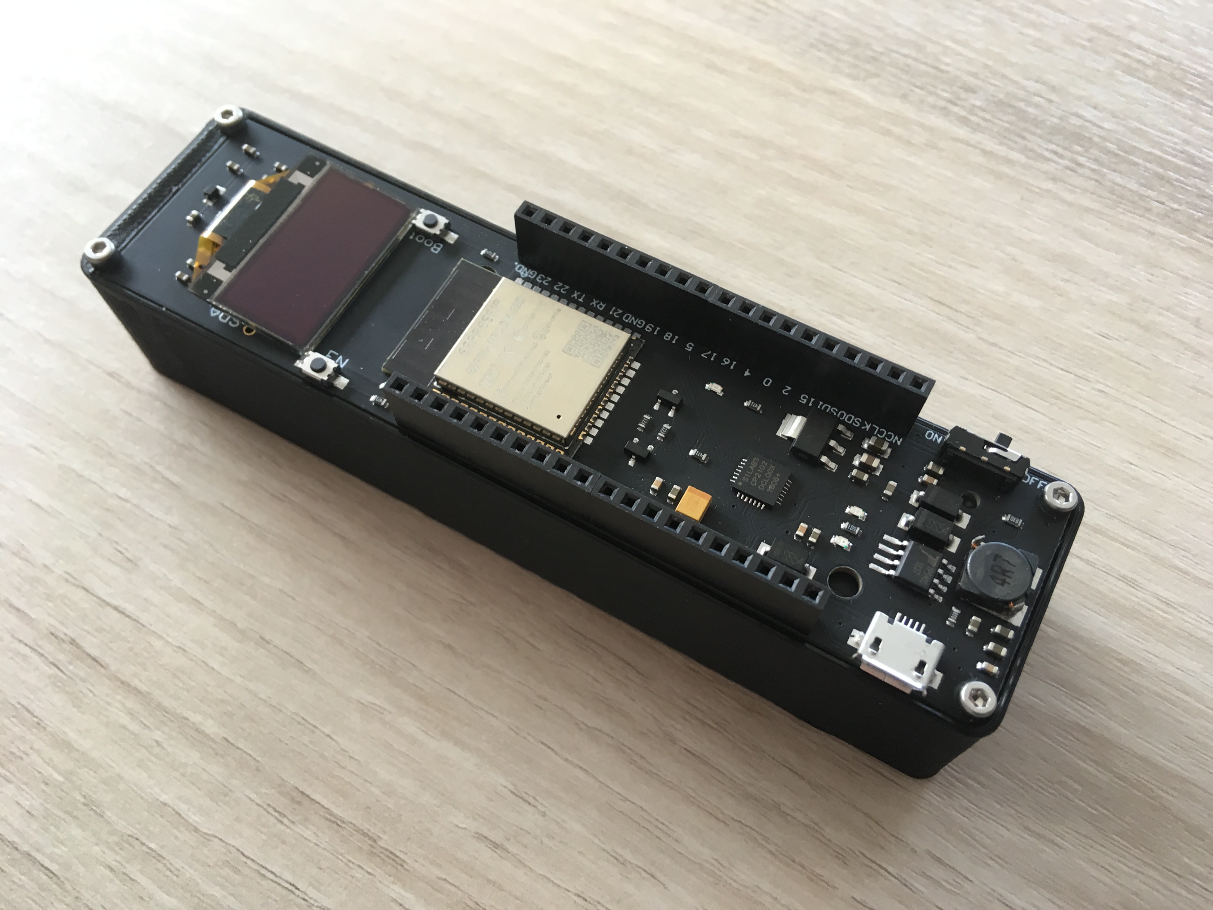 Wemos ESP32 TTGO 18650 Frame