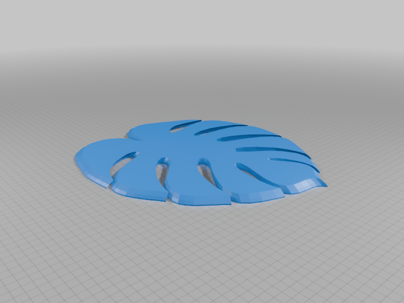 My Monstera Leaf Coaster