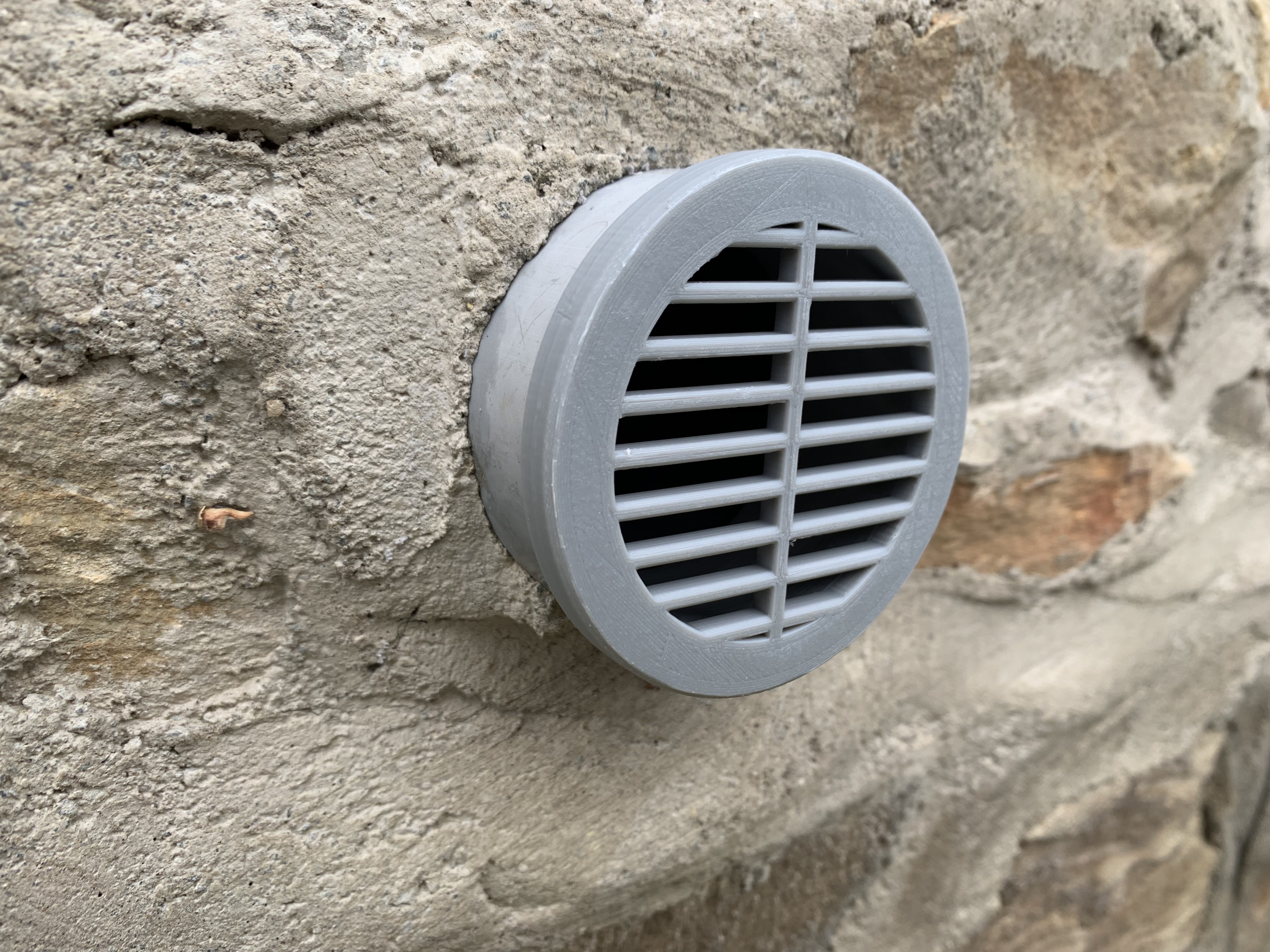 Vent cover round 63mm