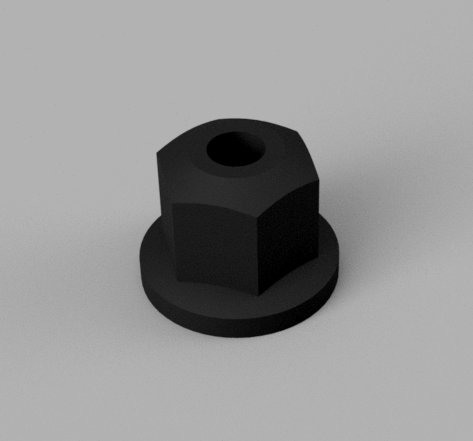 BMW interior plastic nut