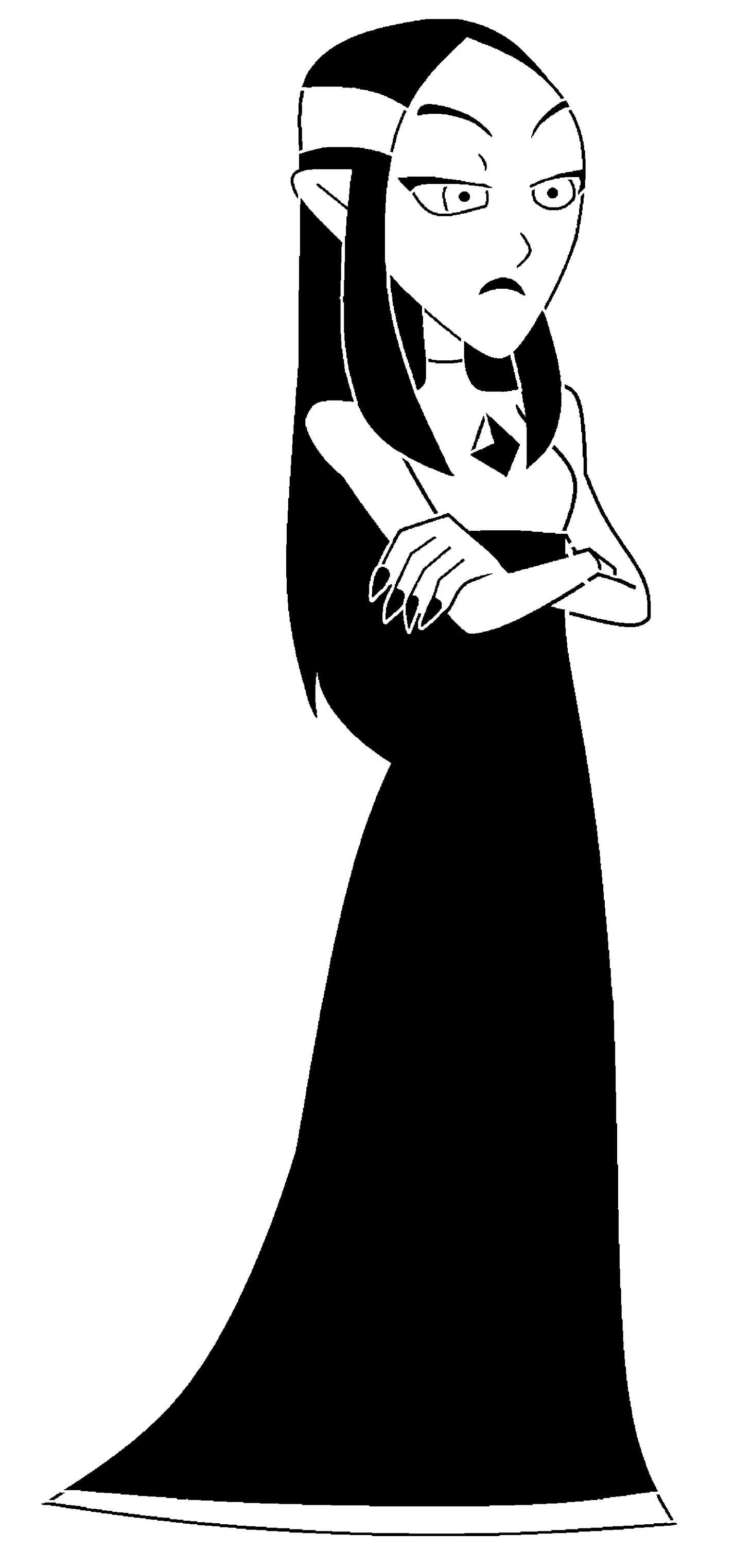 Lilith Clawthorne stencil