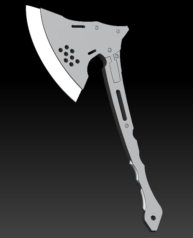 Kaiju No. 8 - Kikoru Shinomiya's battle axe