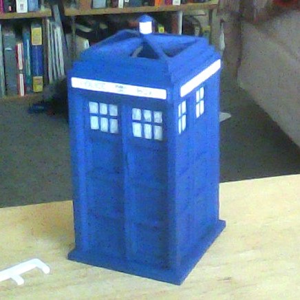 TARDIS Pencil Cup