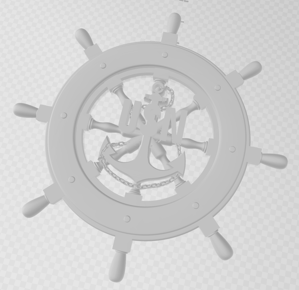 Chiefs Ship wheel Cribbage Board