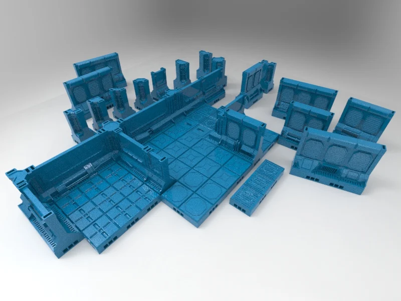 Niphilim's Modular Space Scenery with OpenLOCK