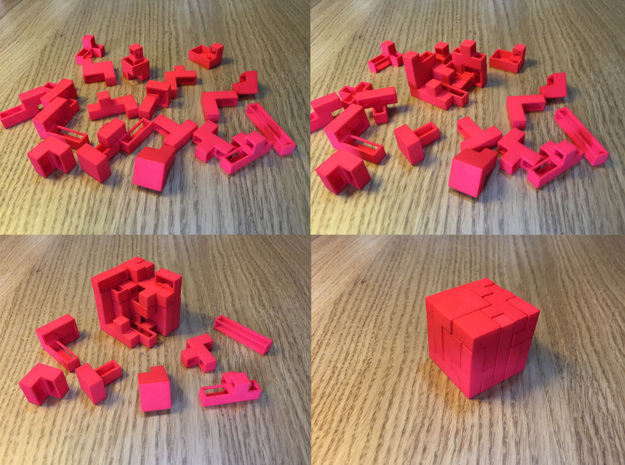 "Tetris" 3D puzzle (21 pieces)
