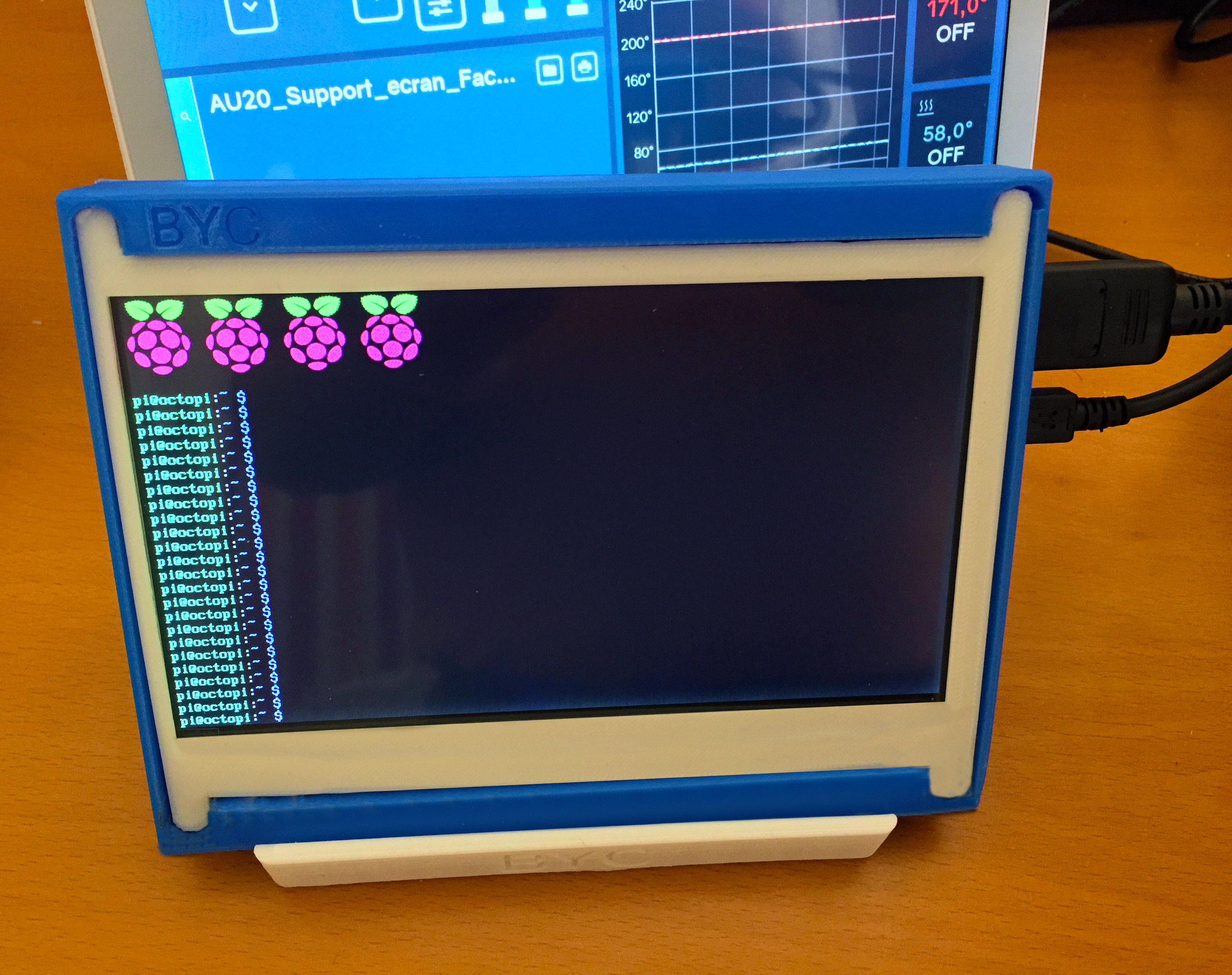 Support pour écran Waveshare 7 Pouces écran Tactile capacitif LCD HDMI 800x480